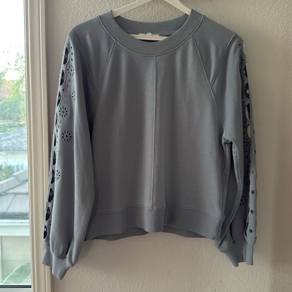 Splendid Jolie Eyelet sweatshirt - Picture 2 of 5